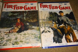 Fur FIsh Game Magazines July - December 1946 4
