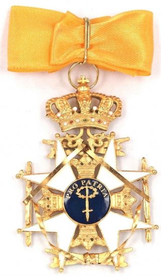 SWEDEN ROYAL KNIGHT GRAND CROSS (ORDER OF THE SWORD) 1ST CLASS 2
