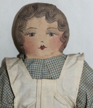 Vtg Primitive Doll Talbott Doll Co.  Ohio Cloth