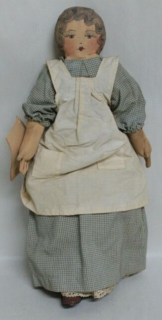 Vtg PRIMITIVE DOLL Talbott Doll Co.  OHIO Cloth 2