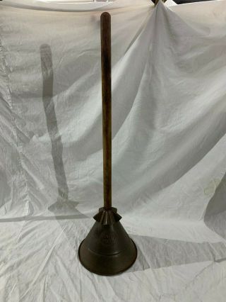 Antique Rapid Washer Laundry Clothes Hand Plunger C.  T.  Childers,  Galesburg,  Il.