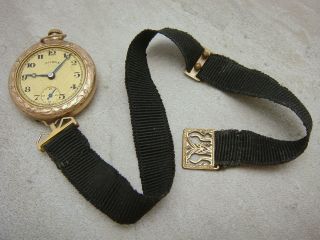 Vintage Illinois Pocket Watch 15 Jewel No Crystal Not Running Small