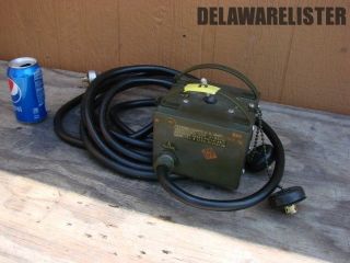 Wwii Ww2 Us Military Radio Power Junction Box J - 85/g Grc - 10 Trc - 1 Pe75 Generator