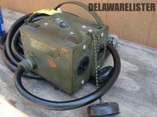 WWII WW2 US Military Radio Power Junction Box J - 85/g GRC - 10 TRC - 1 PE75 Generator 2