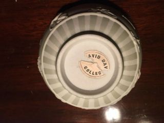 Antique Wedgwood pale green jasper ware teacup and saucer circa 1785 David Davis 4