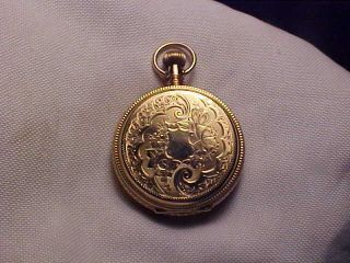 Elgin Hunting Case Pocket Watch,  6 Size,  11 Jewels