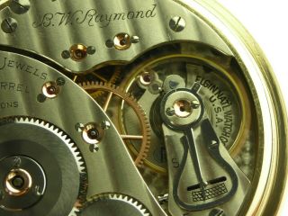 Antique 16s Elgin B.  W Raymond 23 jewels Rail Road pocket watch.  Made 1940 12