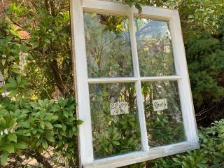 2 - 22 x 27 Matching Vintage Window sash old 4 pane from 1926 Arts & Crafts 4