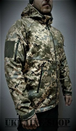 Soft Shell Gen Iii Level 5 Ukrainian Army Digital Camo Mm14 Pixel Uniform