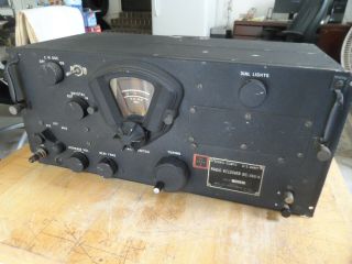 VINTAGE US ARMY SIGNAL CORPS RADIO RECEIVER BC - 348 - N POWERS ON 2