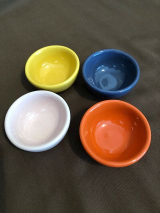 4 Fish Eddie Nut Bowls Variety Of Fun Colors