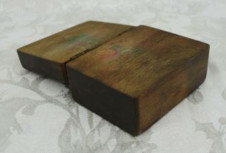 Rare 1940 ' s Mid Century Wooden Fake Box Gag Gift - For the Man Who Has Nothing 3
