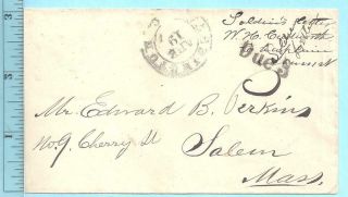 ​4/19/1862 Soldiers Letter Wn Cudworth 1st Regiment Massachusetts Infantry Due 3