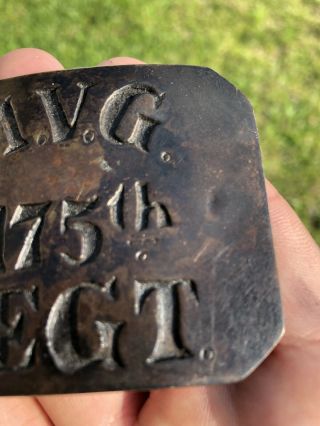 MVG Civil War Belt Buckle Military Army Relic Artifact 3