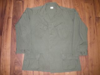 1969 Dated Vietnam Era Jungle Jacket,  Large Size,  Great Shape And Priced