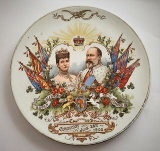 Grimwade Brothers Commemorative Wall Hanging Plaque; King Edward Vii Coronation