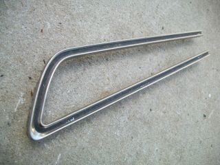 1968 - 1977 Corvette Inside Door Panel Chrome Trim OEM Molding. 2