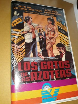 Los Gatos De Los Azoteas Vhs Pelicula Comedia 3