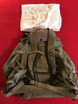 Ww2 Unissued Rucksack Mountain Ski “1942” Complete Snow Camouflage Cover.