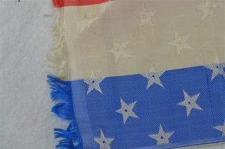 antique ribbon silk red white blue stars scarf sash flag 6x90 