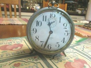 Westclox Big Ben Alarm Clock Runs And Stops Antique Collectible