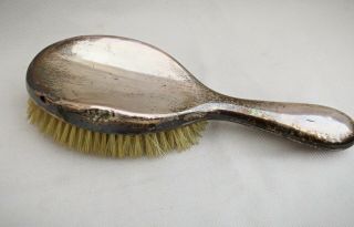 Antique Silver Dressing Table Brush - Chester