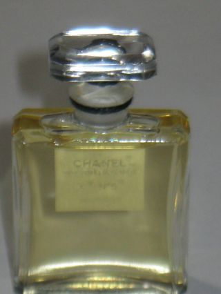 Vintage Perfume Bottle Chanel No 5 Bottle/Boxes 7.  5 ML,  1/4 OZ Sealed/Full 5