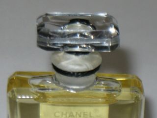 Vintage Perfume Bottle Chanel No 5 Bottle/Boxes 7.  5 ML,  1/4 OZ Sealed/Full 6
