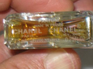 Vintage Perfume Bottle Chanel No 5 Bottle/Boxes 7.  5 ML,  1/4 OZ Sealed/Full 8