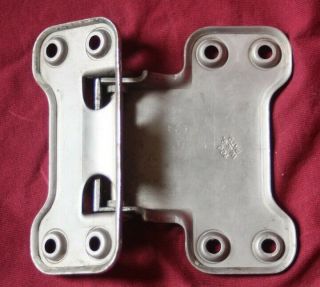 Vintage Nickel Finish Butterfly Hinge for GE Monitor - top Refrigerator/Ice Box. 3