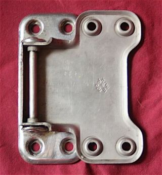 Vintage Nickel Finish Butterfly Hinge for GE Monitor - top Refrigerator/Ice Box. 4