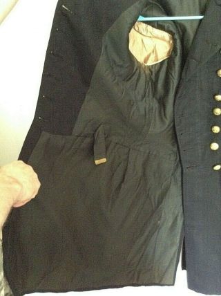 Rare Union Civil War Naval Officer ' s Frock Coat 5