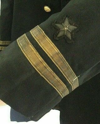 Rare Union Civil War Naval Officer ' s Frock Coat 8
