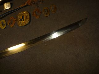 Japanese WWll Army officer ' s sword in mountings,  Gendaito 