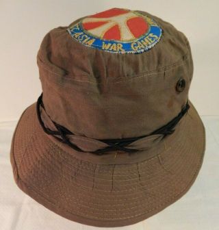 Vietnam War,  U.  S.  Marine Corps Vietnamese Made Boonie Hat,  Vietnamese Made Patch