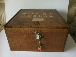 Vintage/antique Oak Lockable Chest (coffee Table,  Tv Stand)