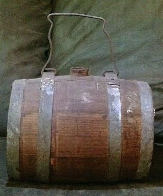 Extremely Rare Civil War Wooden Medical Water Keg