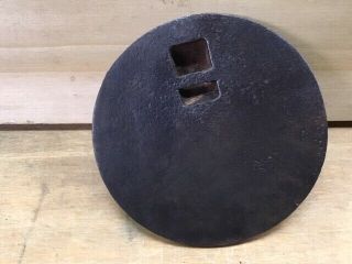 Antique 5 In.  Wood Stove Hot Plate Hard To Find