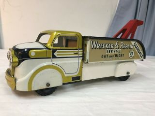 Marx Glendale Wrecker & Repair Tow Truck 1950s Vgc