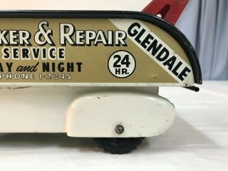 Marx Glendale Wrecker & Repair Tow Truck 1950s VGC 5