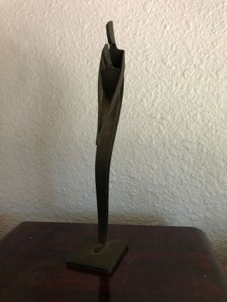 Vintage Mid Century Winckler Denmark Togetherness Metal Art Sculpture 8” 3