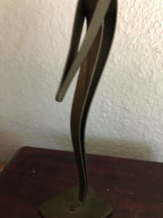 Vintage Mid Century Winckler Denmark Togetherness Metal Art Sculpture 8” 8