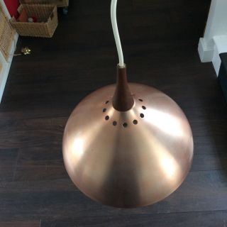 Metal 1960’s Copper Lamp Shade