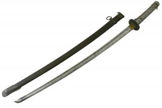 GREAT WWII Japanese Samurai Sword NCO SHIN GUNTO Katana World War 2 BLADE WW2 3