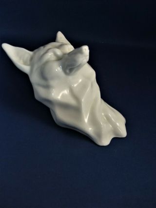 Vintage Art Deco Royal Worcester Figure Of A Fox Head Study As A Bracket C1925