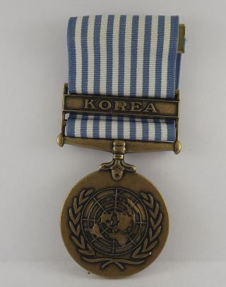 Vintage Brass Bronze Military Medal Badge Korea