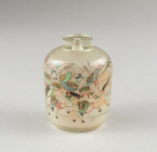 A Large Chinese Antique/vintage Inside Painting Glass Snuff Bottle