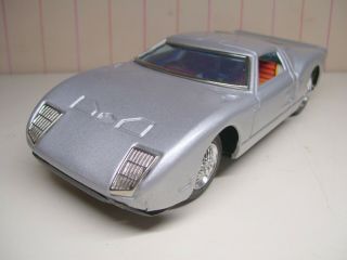 Rare 7” Bandai Japan Tin Friction Ford Gt40 Le Mans Race Car Near