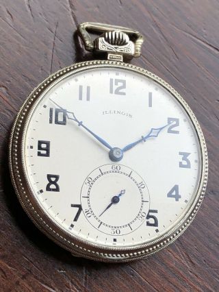 Illinois Grade 405 12s 17j The Governor 14kwgf Adjusted Watch