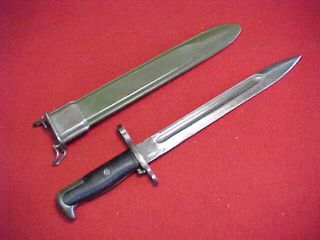 Wwli Us M1 Garand Bayonet 10 Inch Union Fork & Hoe Vet Estate Item